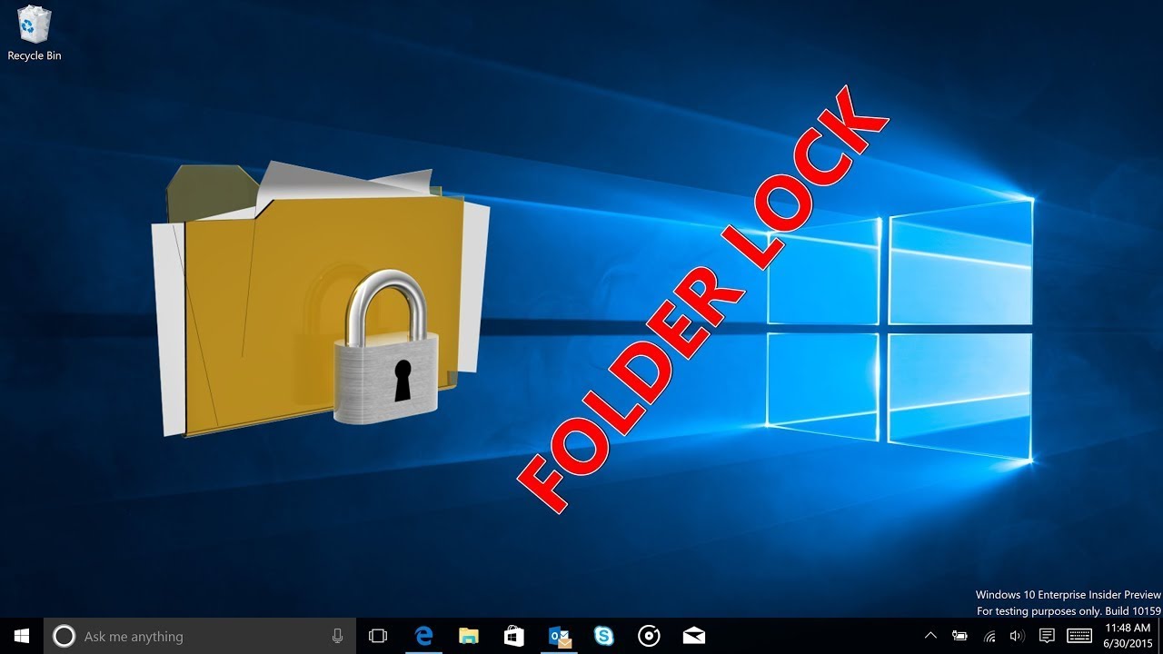 lock files windows 10