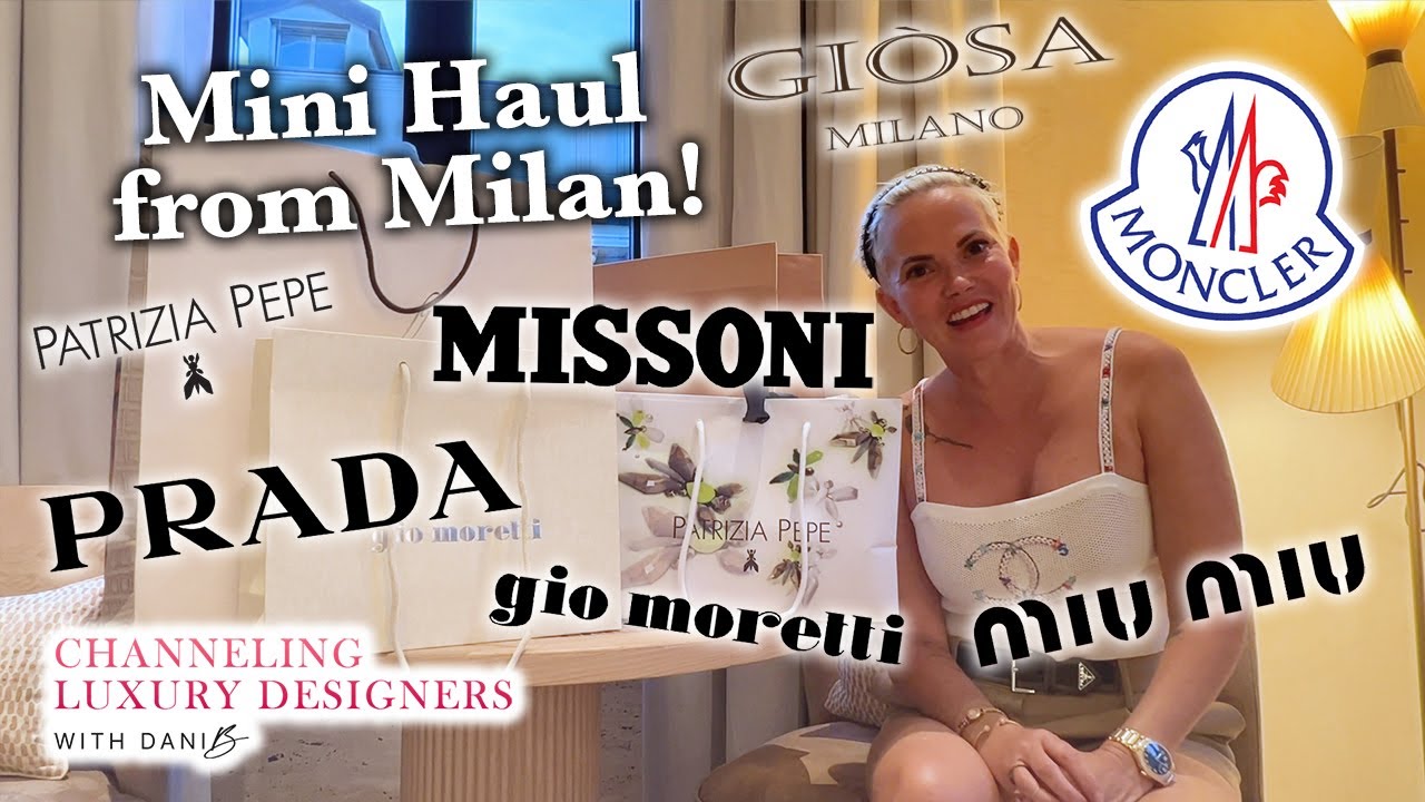 MY MILAN MINI LUXURY HAUL! Miu Miu, Prada, MISSONI! Patrizia Pepe, Gio Moretti! + Crocodile Bag!