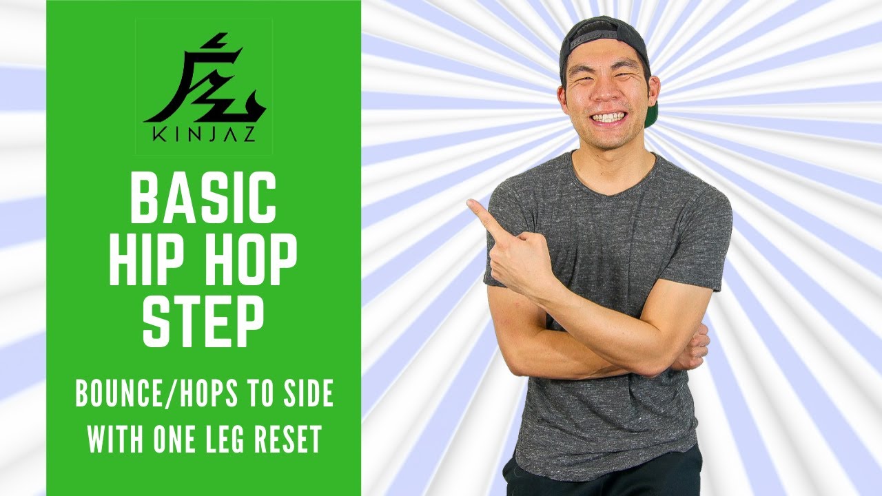 Beginner Hip Hop Dance Class | Basic Step - Side Bounce/Hop w/ 1 Leg ...