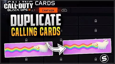 BLACK OPS 3 “HOW TO COPY/DOWNLOAD CALLING CARDS GLITCH!” BO3 Copy CALLING CARD Easy GLITCH TUTORIAL