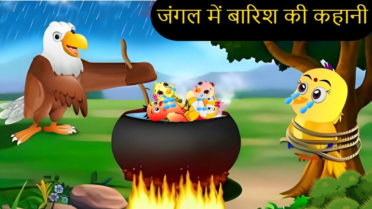 कार्टून | Chidiya Kauwa New Story Cartoon | Tuntuni Chidiya wala Kahaniya | Kartun Katun |Chichu TV