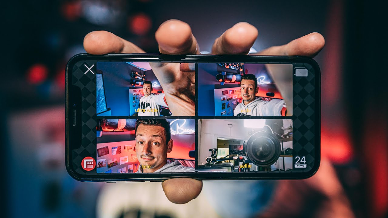 Record on BOTH sides of your Smartphone at the same time - Filmic ...