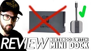 SMALLEST NINTENDO SWITCH DOCK! - SFANS Adapter Review | JKB