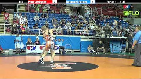 Junior 145 - Perry Arrington (Pennsylvania) vs. Na...