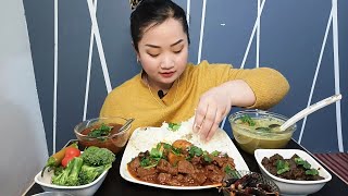 BAWNGSA KAN || BAWNG THIN FRY || MIZO BAI #northeast #mukbang #India