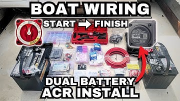 Dual Battery ACR Install Boat Wiring: Beginners Edition