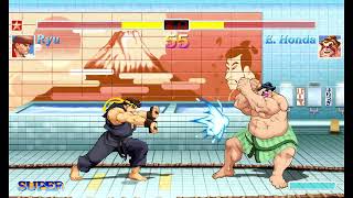 Ultra Street Fighter II(Switch)-Ryu vs E.Honda VII
