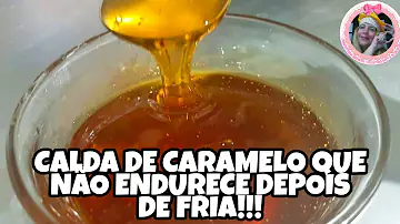 Como não deixar o caramelo amargo?