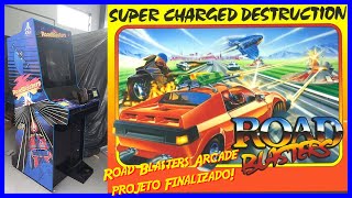 Máquina Road Blasters, Yoke moderno e um super sistema multijogos!