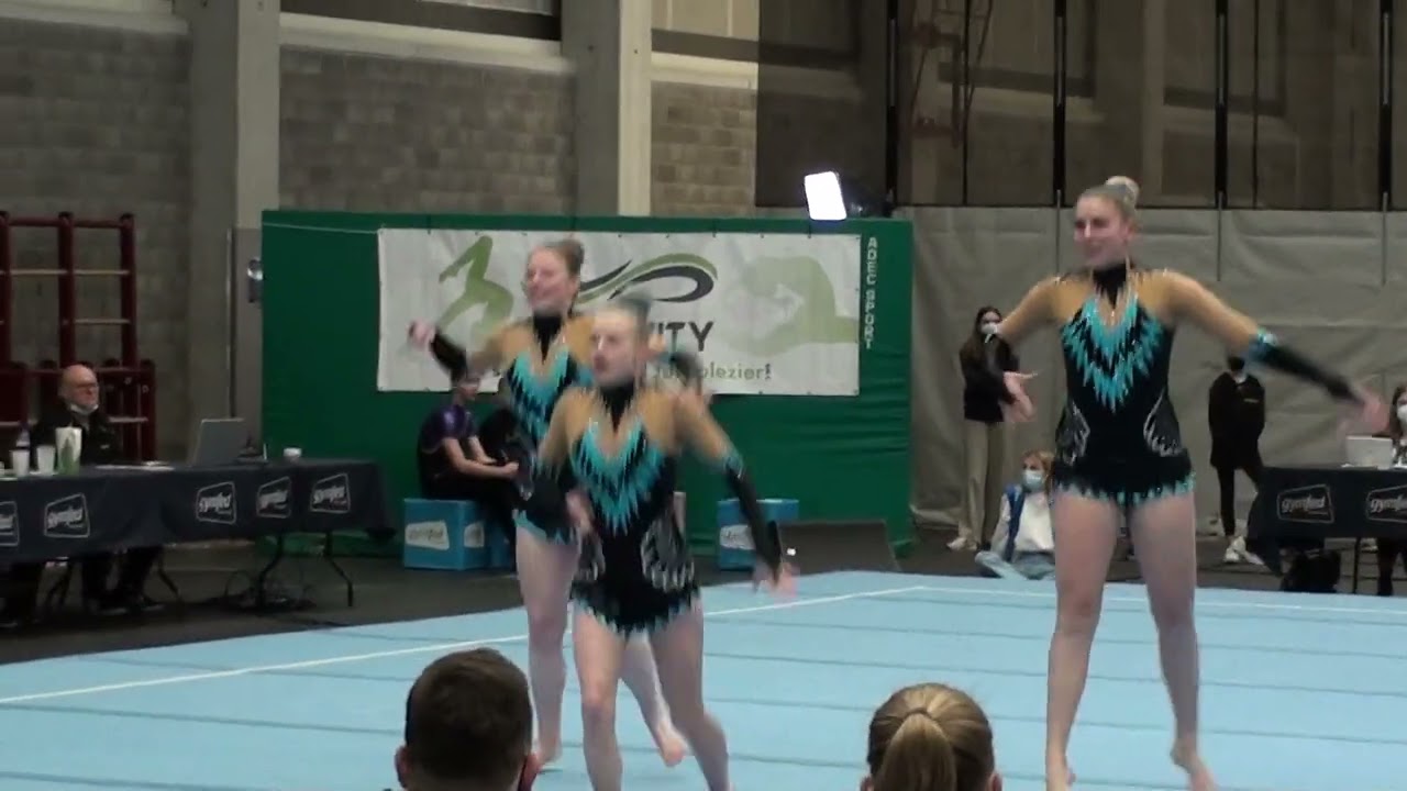 GymFlex - PV Bazel B-niveau - meisjes trio 19+ - Janne Casaer, Ellen de Bakker, Ine Mortelmans