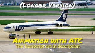 Lot Polish Airlines Flight 5055 Crash Animation With Atc Recording. Sublescc On