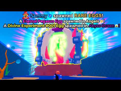 Sammy Update Spawned LOTS OF INSANE EGGS in Steal An Egg..