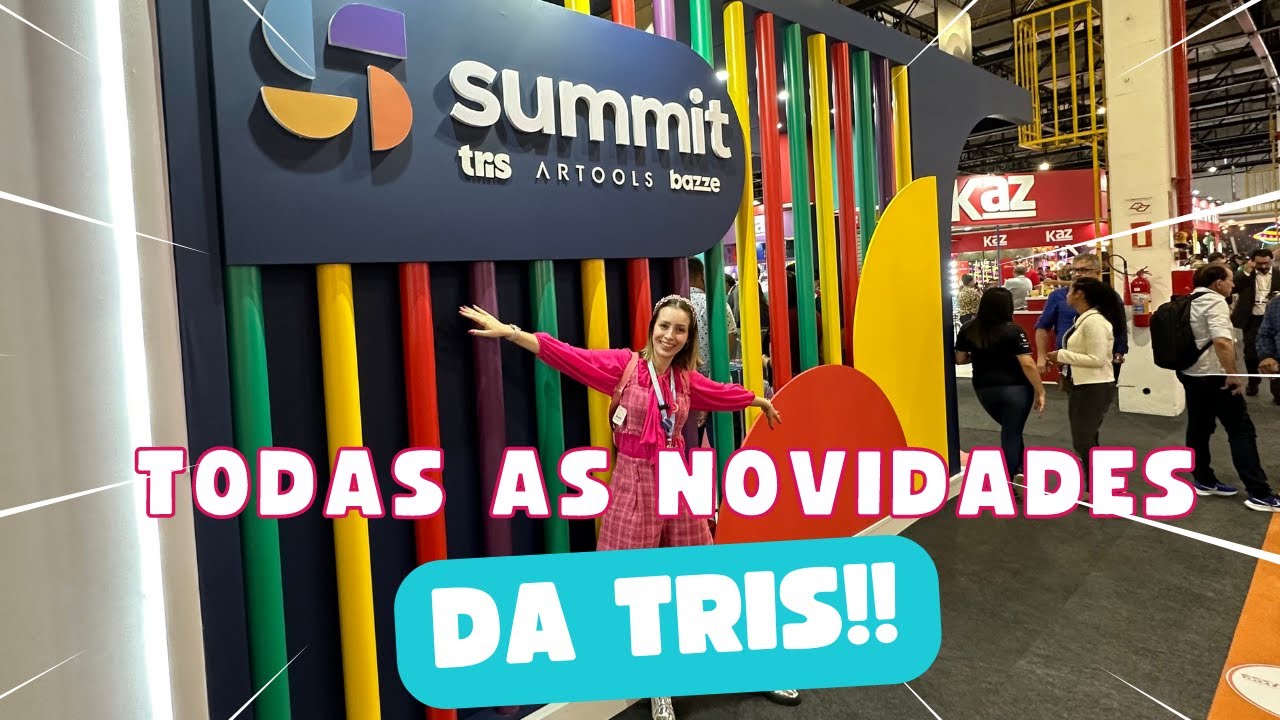MOSTREI TODAS AS NOVIDADES DA TRIS NA MAIOR FEIRA DE PAPELARIA DO BRASIL!!! 😍 | Bia Winston