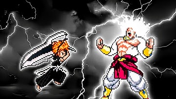 Ichigo TYBW V3 Bankai OP V2 (New) VS Limit Break Broly SSJ4 OP in Jump Force Mugen
