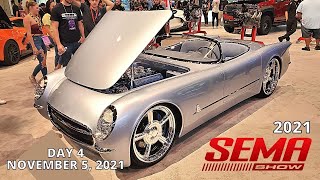 SEMA show 2021 Highlights  Amazing Trucks And Cars  Las Vegas Day 4