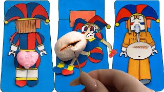 [🐾paper diy🐾] Rescue Pomni Compilation🤰 Pregnant, Pop Pimples,... レスキューポムニコンピレーション 妊娠中のニキビを潰す| asmr screenshot 3