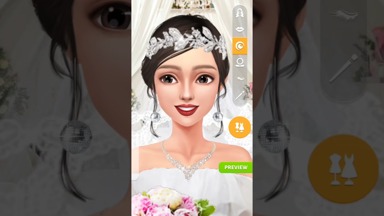 Wedding look | barbie doll | girl makeup