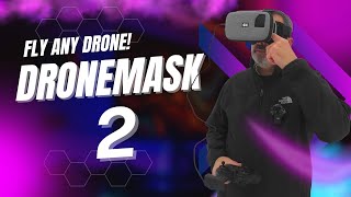 DroneMask 2 - Goggles for all Drones - Use as Pilot or a Co-Pilot