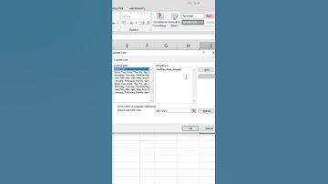 How To Make Custom List in MS EXCEL Tips & Tricks #short