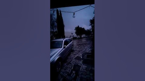 Fulmini e pioggia a Fossombrone: il video di un Reporter di Strada