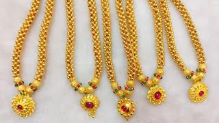 New Maharashtrian Thushi designs 