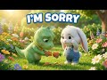 Dino Breaks Hoppy’s Toy! 🥕🚗 | Learning to Say Sorry | Good Manners for Kids