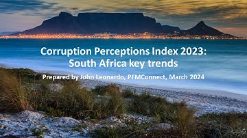 Corruption Perceptions Index 2023 South Africa key trends