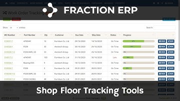 Fraction ERP - Shop Floor Production Tracking