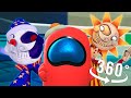 Among Us VR 360 But The Impostor Sun & Moon FNAF Security Breach | ACGame Animations