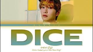 ONEW (온유) - 'DICE' Color Coded Lyrics/가사 (Han/Rom/Eng)