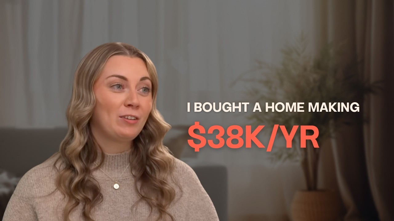 I Bought My First Home On Just $38K/Yr - YouTube