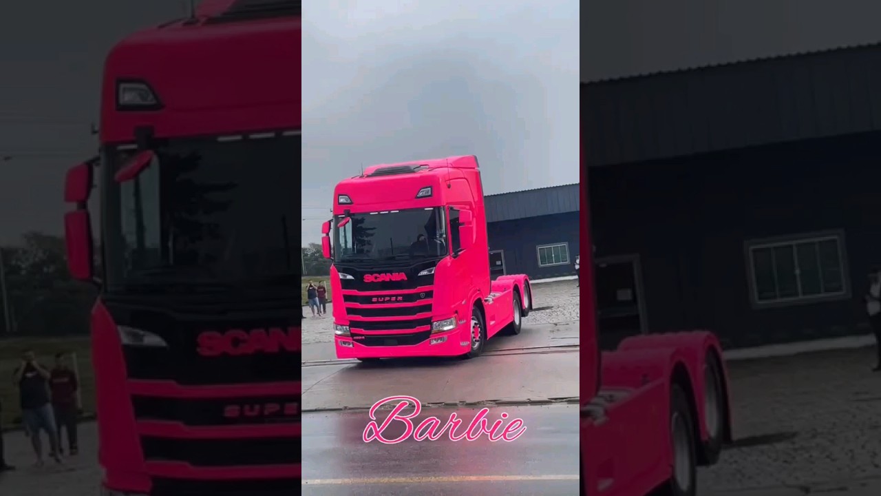 ✅SCANIA SUPER 460 ROSA BARBIE 