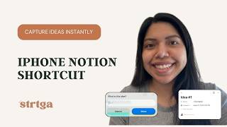 Capture Ideas Instantly in Notion — iPhone Shortcut (No Code)
