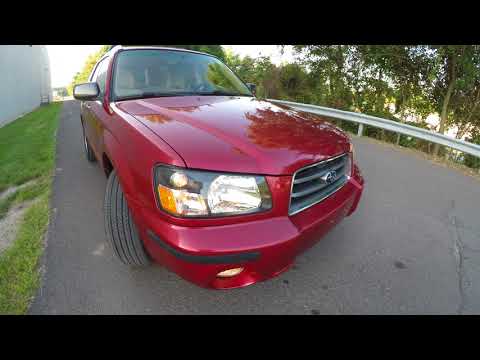 4K Review 2003 Subaru Forester 2.5XS AWD Automatic Virtual Test-Drive & Walk-around