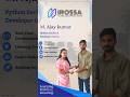 Ajay’s developer journey at Irossa Technologies is just getting started.