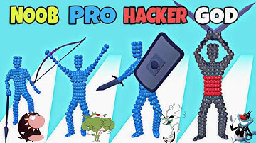 NOOB vs PRO vs HACKER vs GOD [In Angle Fight 3D] Oggy vs Jack Bob vs Taplu