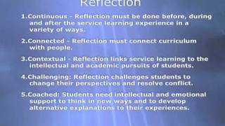 Students Serving Students: Reflection, Part 1