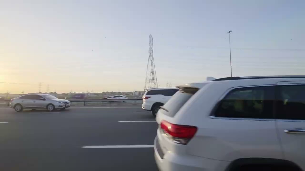 60 kilometers.From Dubai Industrial City to BurJuman.Captured in just 3 minutes.