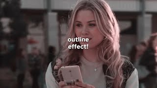 outline effect | videostar