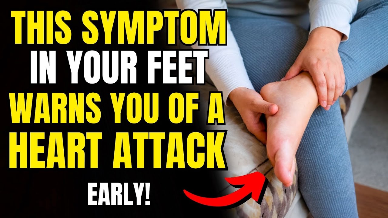 This Symptom in Your Feet Shows Up Days Before a Heart Attack - YouTube