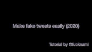How to make fake tweets (easy) screenshot 5