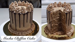 Mocha Chiffon Cake