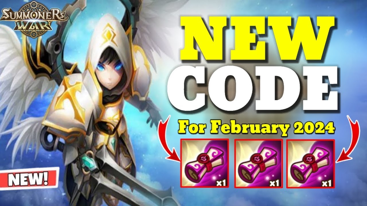 *NEW* SUMMONERS WAR PROMO CODE FEBRUARY 2024 SUMMONERS WAR CODES