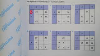 3rd Grade Unit 2 Lesson 2 Solve Unknown Number Puzzles