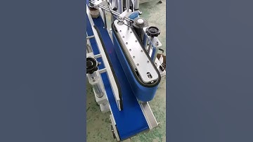testing video of labeling machine ZS-TB150A for hexagonal bottles