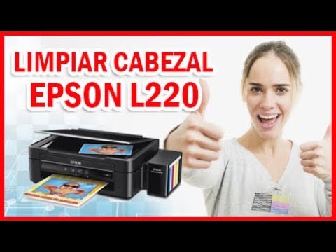 LIMPIEZA CABEZALES EPSON L220 - YouTube