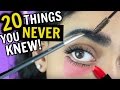 20 Things You NEVER Knew About MAKEUP & HAIR!!