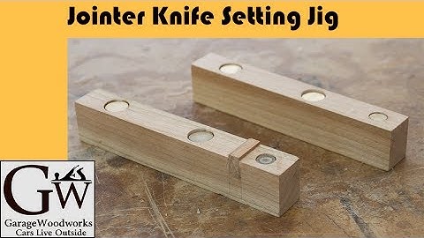 Jointer Knife Setting Jig