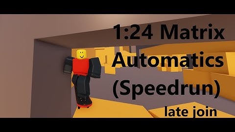 1:24 Matrix Automatics late join Speedrun // Roblox Arsenal Gameplay