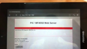 Pic Expert 2 Web Server/ Microchip TCP IP Stack - PIC 18F4550 + ENC28j60